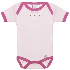 Боди с коротким рукавом Swaddle Designs Pstl. Pink/Very Berry