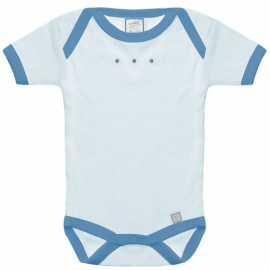 Боди с коротким рукавом Swaddle Designs Pstl. Blue/True Blue