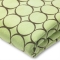 Простынь детская SwaddleDesigns Fitted Crib Sheet Lime w/BR Mod C